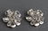 Anne King Silver & 18K Yellow Gold Flower Earrings - 2