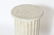 White Painted Columnar Pedestal Table - 2