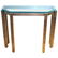 Alessandro Albrizzi Chrome Glass Top Console Table