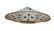 Fortuny Painted Pendant Lantern - 2