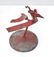 Industrial Folk Art Metal Rooster Sculpture - 2