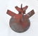 Industrial Folk Art Metal Rooster Sculpture - 5