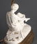 French Neoclassical Manner Bisque Figural Lamp - 6