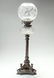 Etched Glass Gone with the Wind Table Lamp - 3