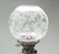 Etched Glass Gone with the Wind Table Lamp - 7