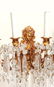 Continental Gilt Brass & Glass Sconces, Pair - 7
