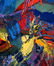 Jean Sampson "Scattering Stars" Oil On Canvas - 6