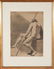 "Male Nude with Staff" Pencil Drawing on Paper