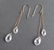 Diamonique 14K Yellow Gold & CZ Drop Earrings - 2