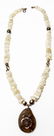 Sterling Silver Smoky Topaz & Quartz Necklace