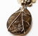 Sterling Silver Smoky Topaz & Quartz Necklace - 4