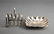 Sterling Dish & Toast Rack, Incl Mappin & Webb, 2