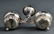 Continental Silver Salts & 2 Spoons, Group of 5 - 3