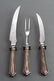 English Sterling Silver Carving Set, Group of 3 - 2
