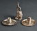 Peruvian Silver Bell & 2 Mexican Silver Hats, 3 - 4
