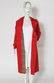 Burberry Red Double Breasted Trench Coat - 5