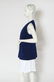 Blue Felt & Rabbit Fur Vest - 2