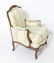 French Carved Louis XV Style Bergere, Antique - 7