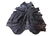 Black Dyed Leopard Skin Rug 6' 5" x 5' 2"