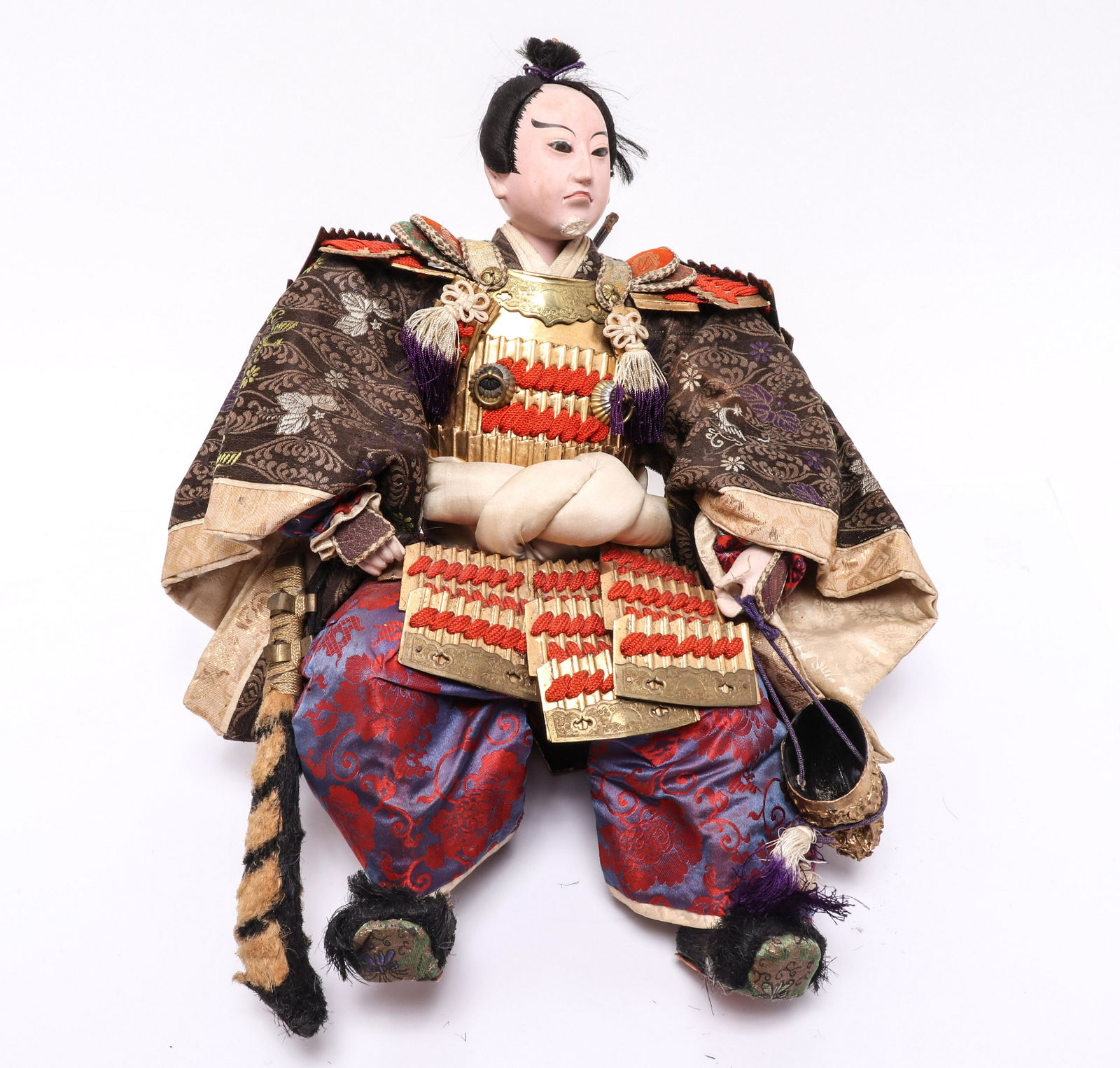 Japanese Taisho Period Musha Ningyo Samurai Doll (1 of 7)