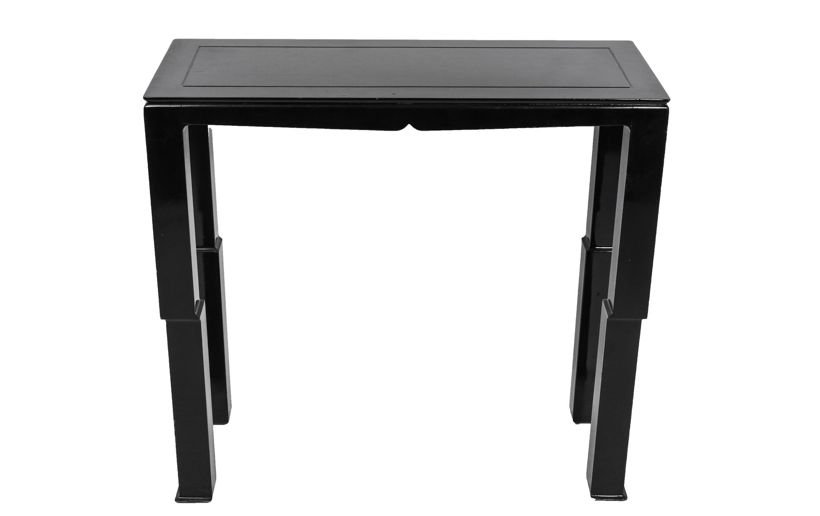 Asian Black Lacquered Console Table (1 of 3)