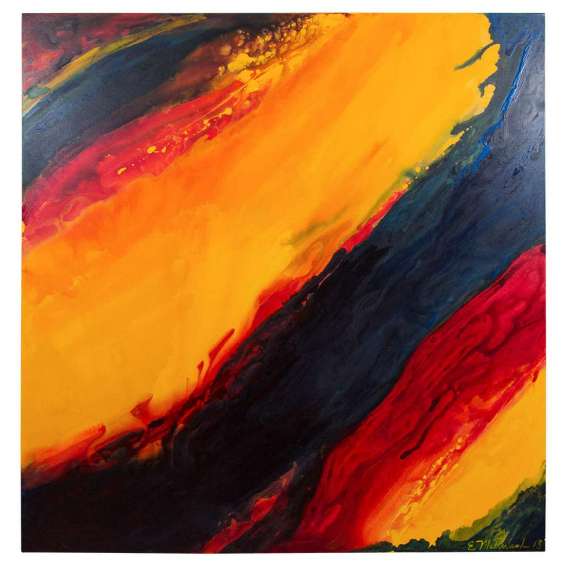 Erin McParland Untitled Abstract Oil on Canvas (1 of 6)