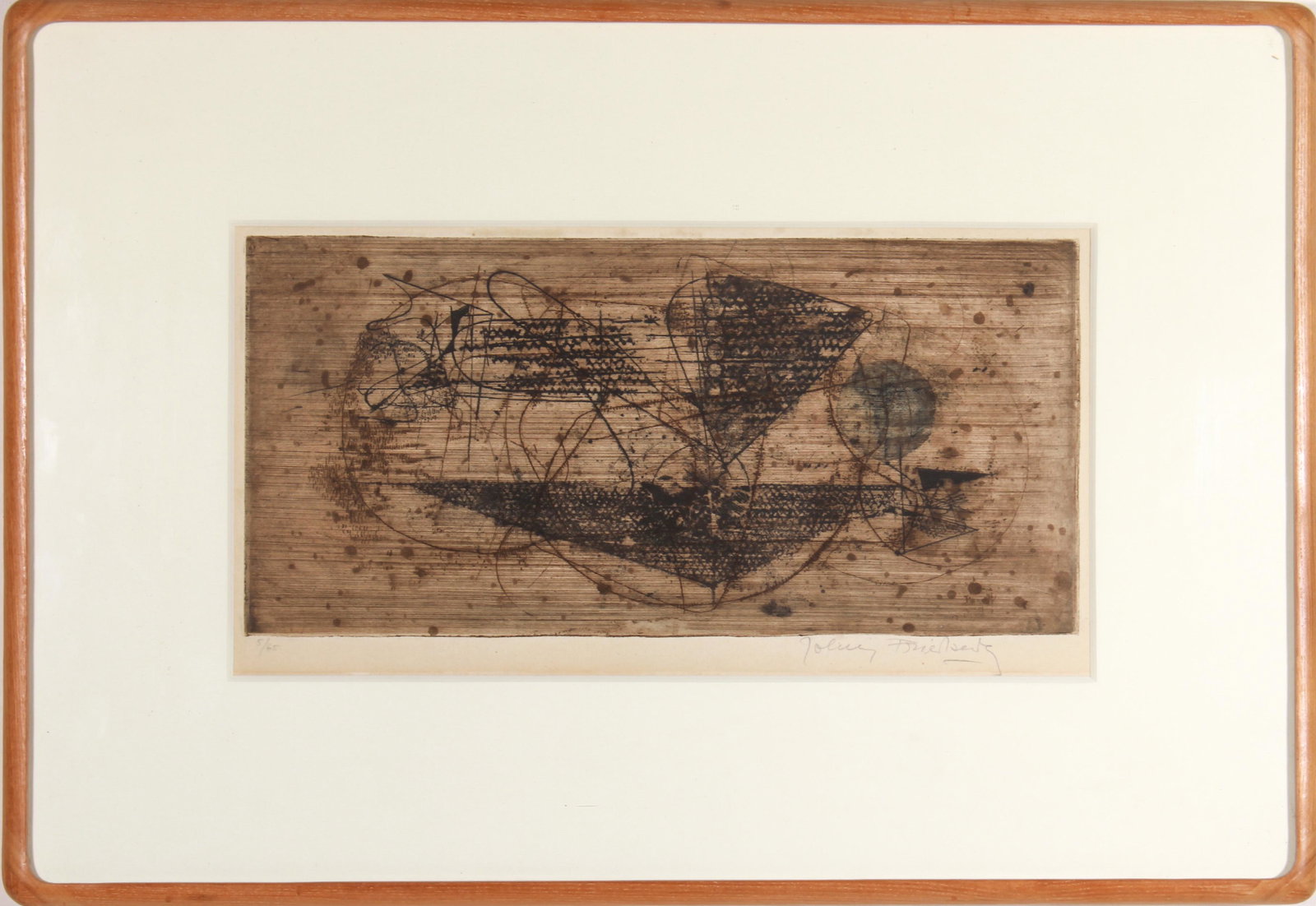 Johnny Friedlaender Abstract Etching & Aquatint (1 of 5)