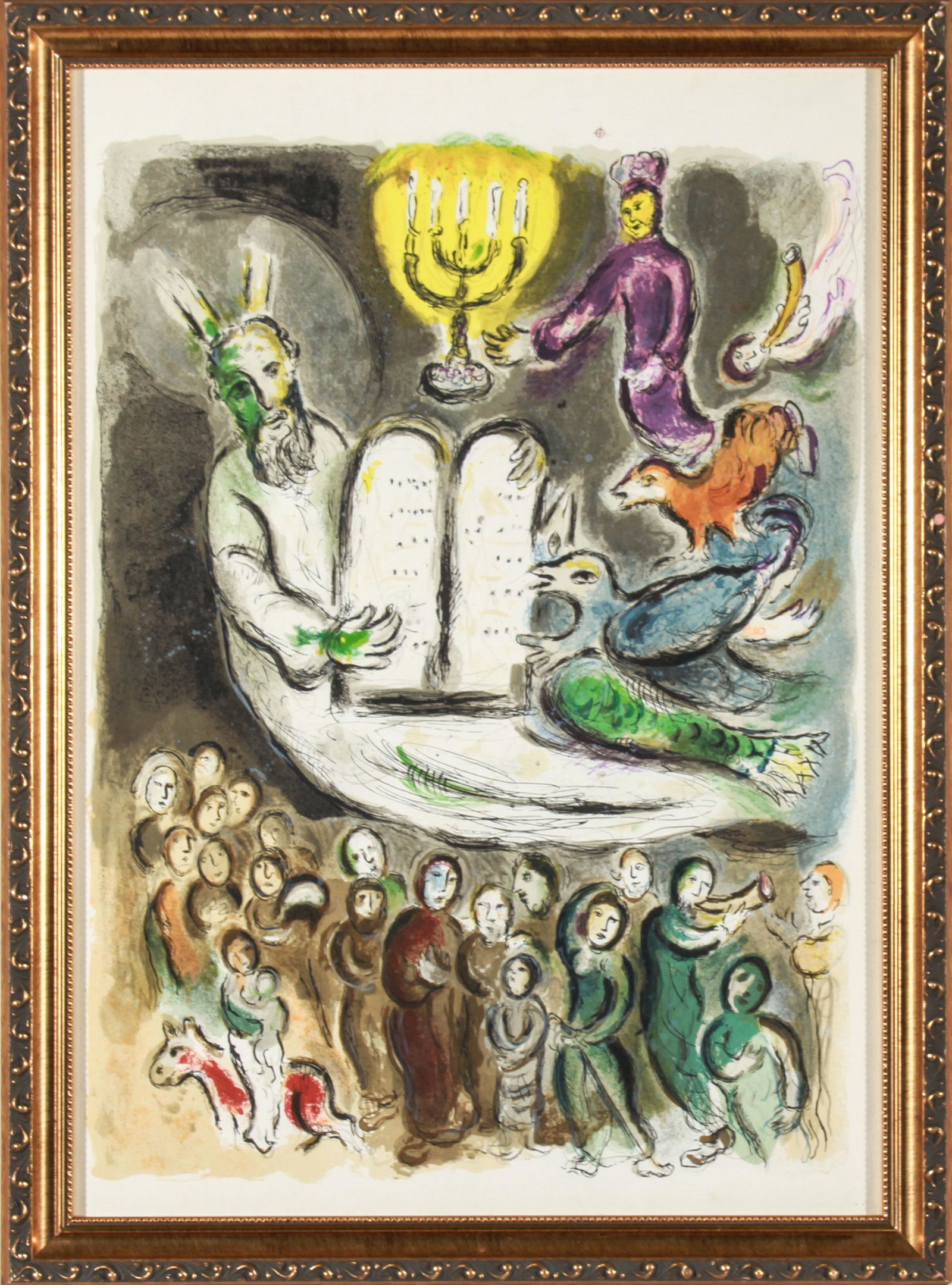 Marc Chagall "Exodus Tablets" Lithograph (1 of 5)