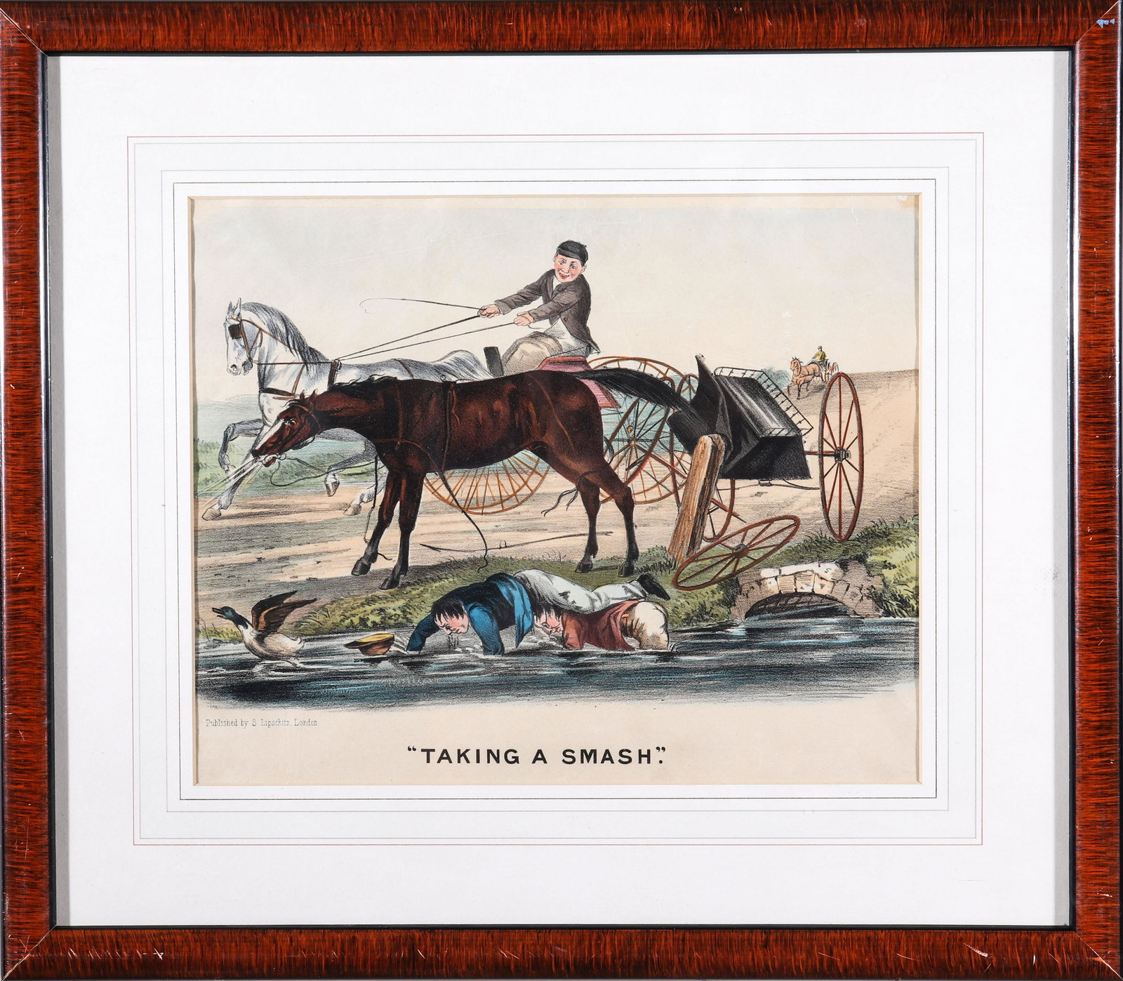 S. Lipschitz, Taking a Smash- Lithograph (1 of 4)