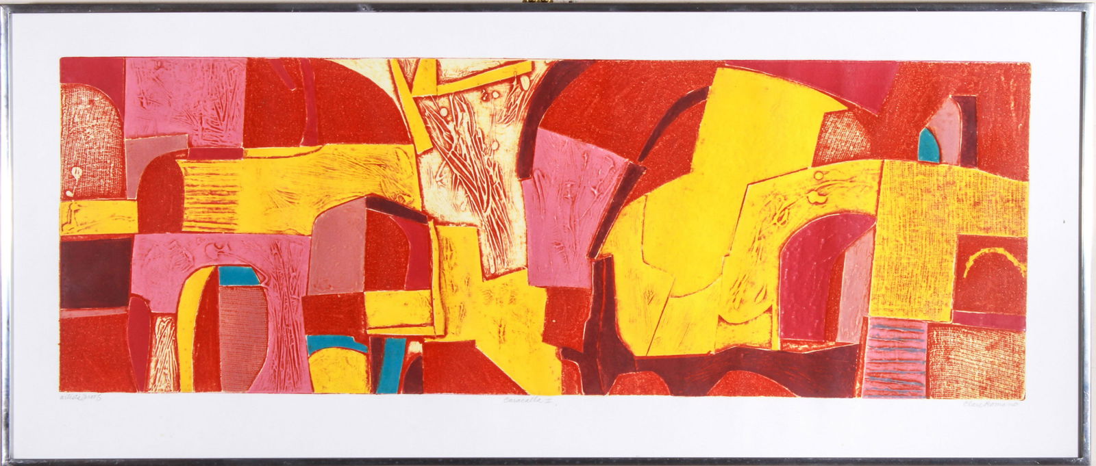 Clare Romano "Caracalla" Collagraph on Paper (1 of 6)