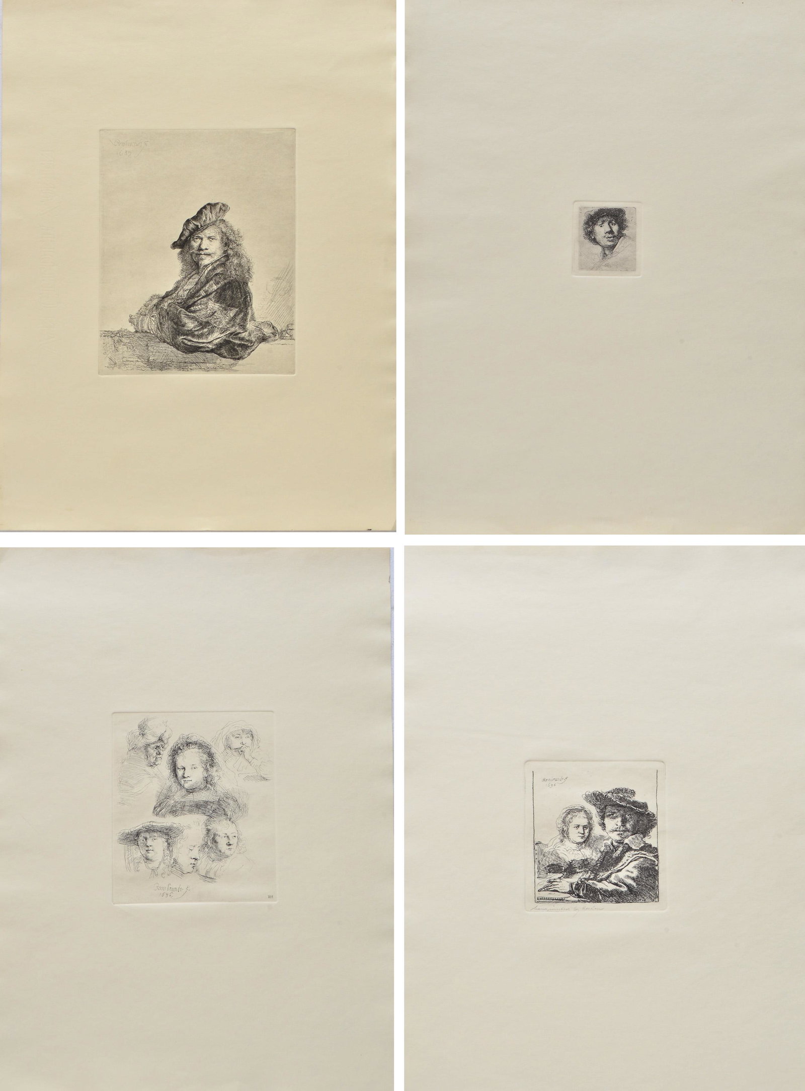 Rembrandt Etchings Issued by Rembrandthuis, 4 (1 of 14)