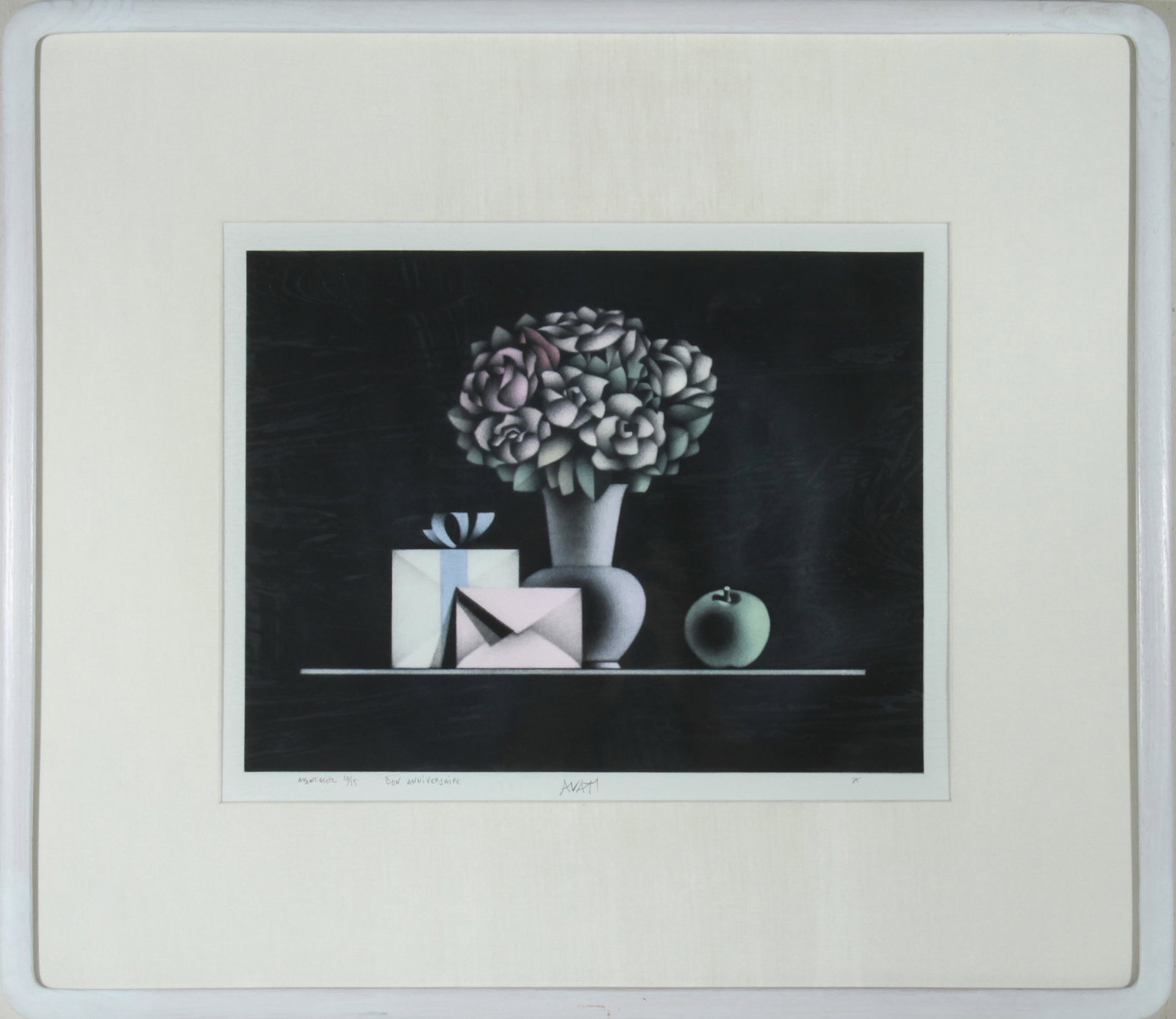 Mario Avati "Bon Anniversaire" Mezzotint (1 of 5)