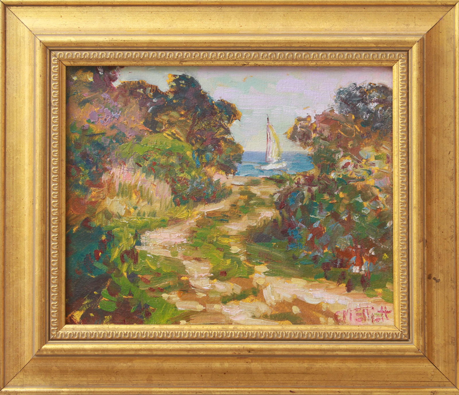 Catherine Elliot "To The Sea" Oil on Canvas (1 of 4)