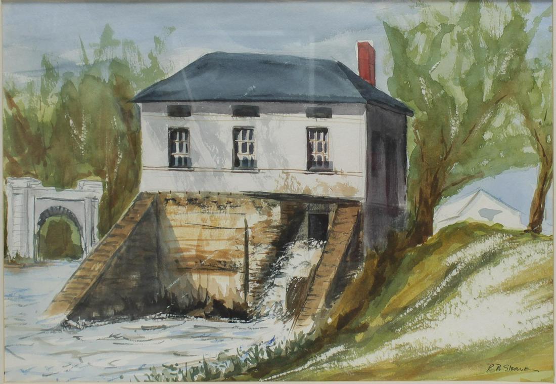 Signed R.R. Sloane, Watercolor (1 of 3)