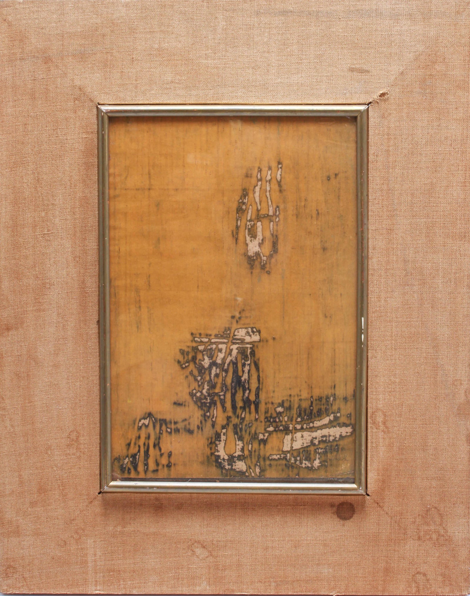 Mil Lubroth "Abstract" Monoprint on Paper (1 of 6)