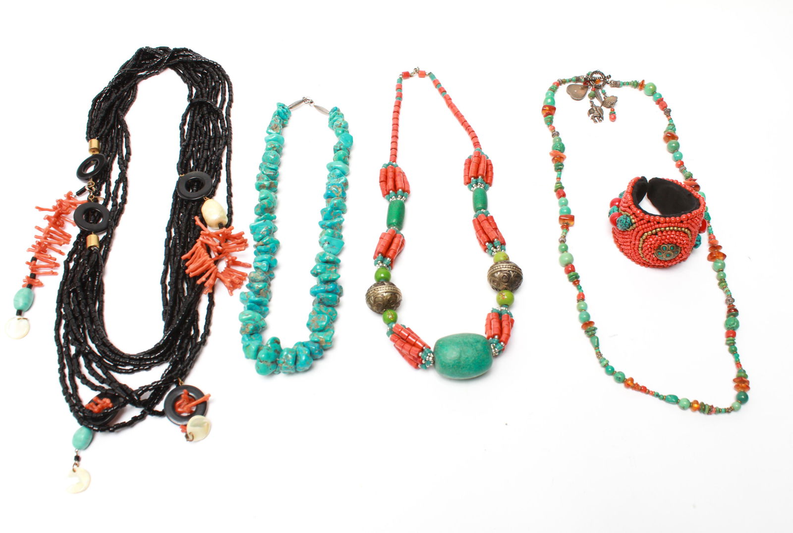 Turquoise, Coral, & Costume Beaded Jewelry 5 (1 of 6)