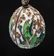 Russian Manner Enameled Silver Egg Pendant - 3