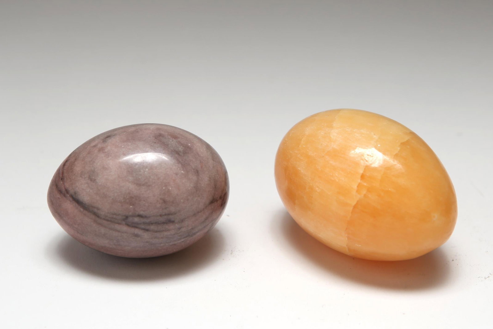 Semi-Precious Stone Eggs, Jasper & Agate, 2 (1 of 2)