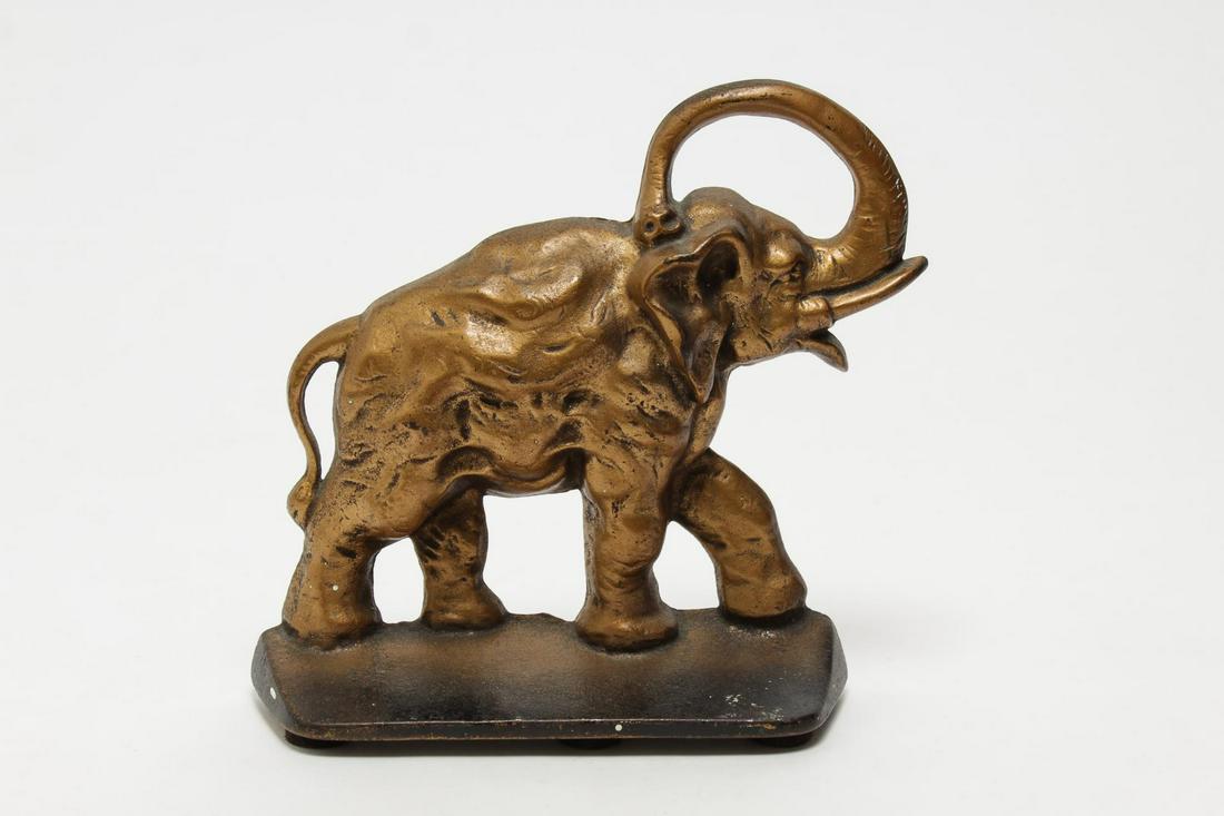 Cast Iron Elephant Door Stop (1 of 2)