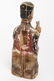 Chinese Carved & Polychrome Wood Seated Official - 2