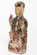 Chinese Carved & Polychrome Wood Seated Official - 5