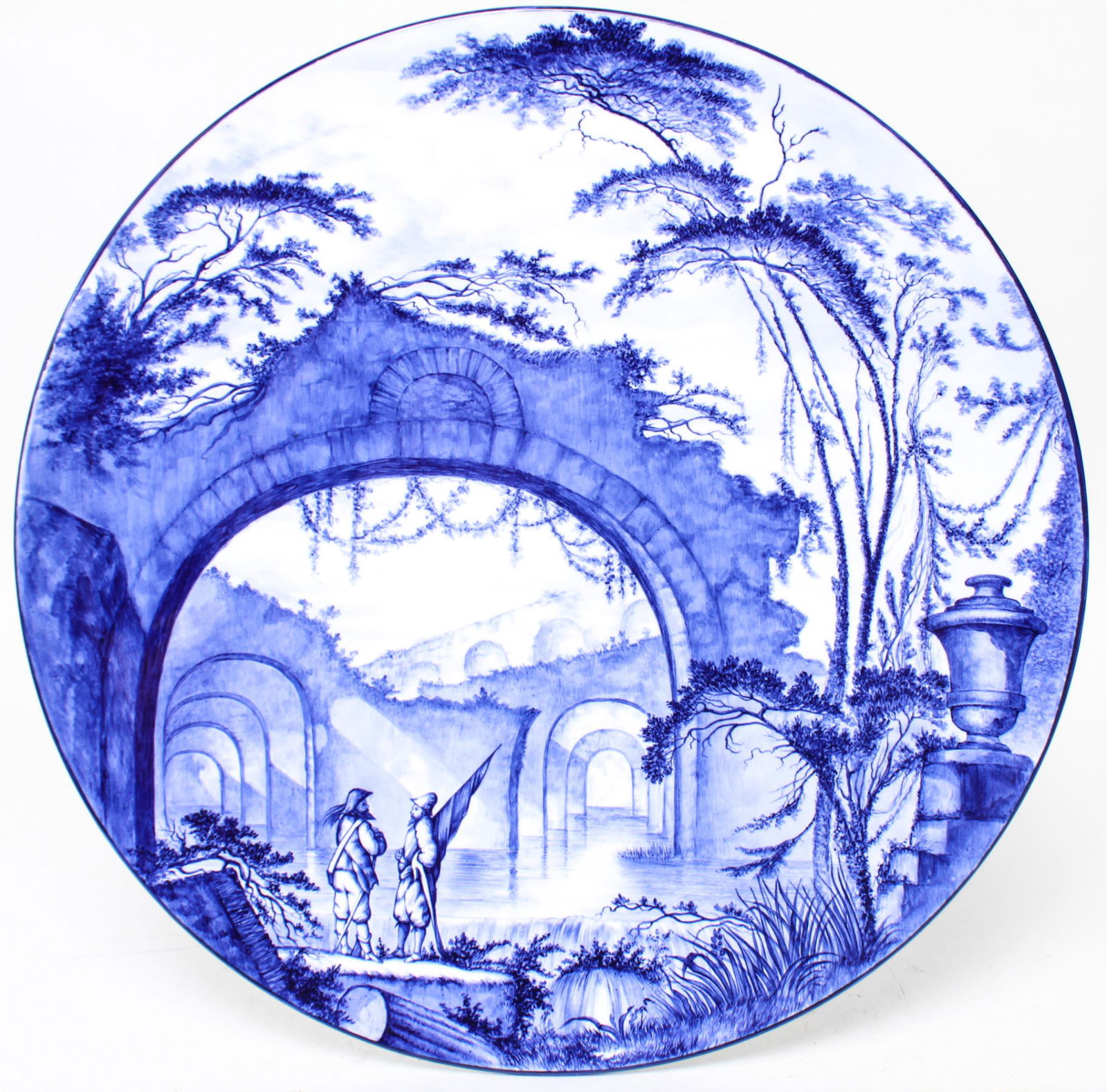 Delft Dutch Blue & White Porcelain Charger (1 of 7)