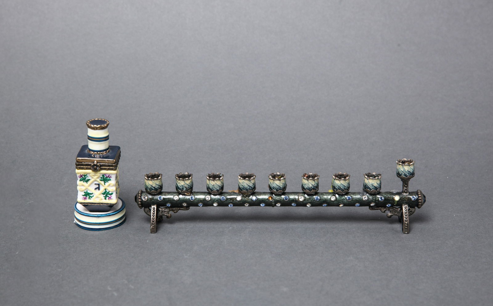 Judaica Chanukah Collection, Menorah & Dreidel, 2 (1 of 12)