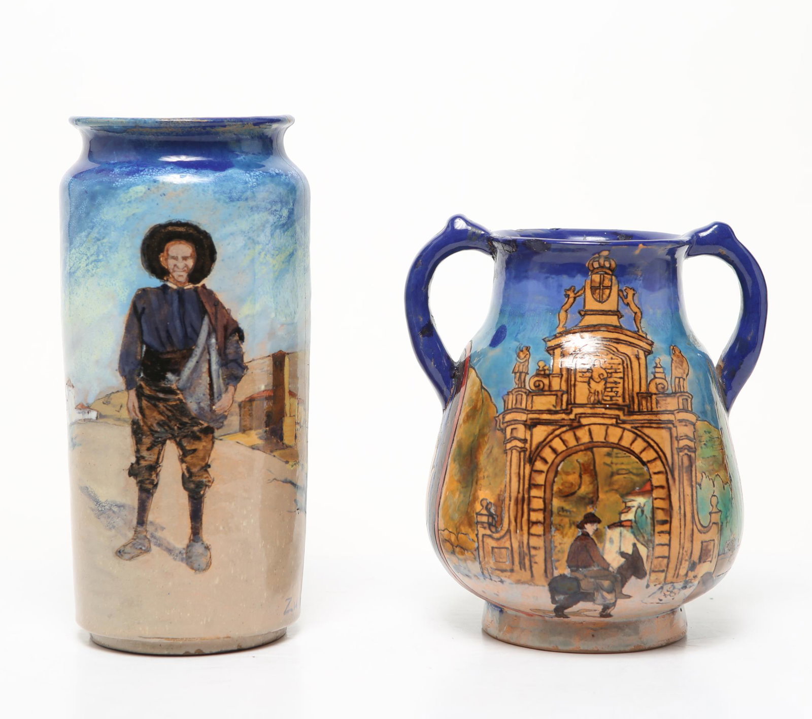 Daniel Zuloaga Spanish Art Pottery Vases, 2 (1 of 15)