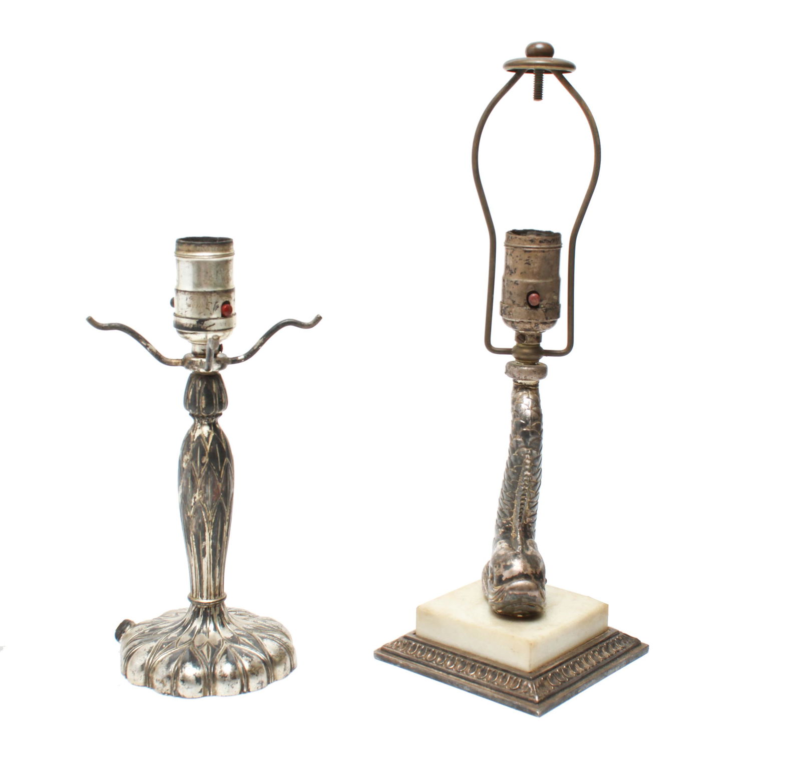 Pairpoint Cast Metal Table Lamps, 2 (1 of 4)