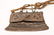 African Tribal Bronze & Leather Fetish Amulet - 5