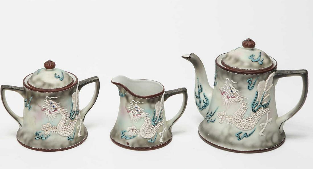 Japanese Satsuma Tea Service, 3 (1 of 9)