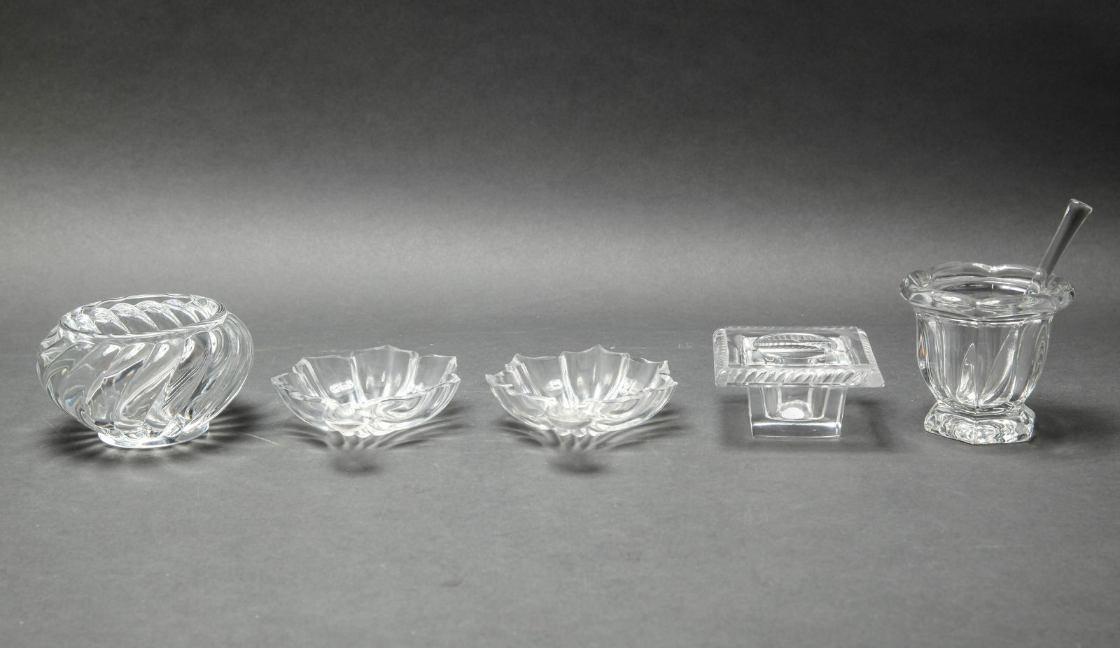 Baccarat And Lalique Crystal Table Articles, 5 (1 of 5)