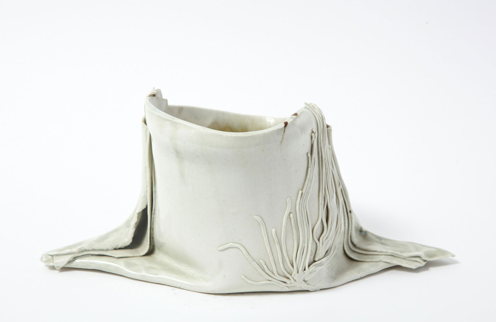 Sculpted Ceramic Organic Form Vessel (1 of 6)