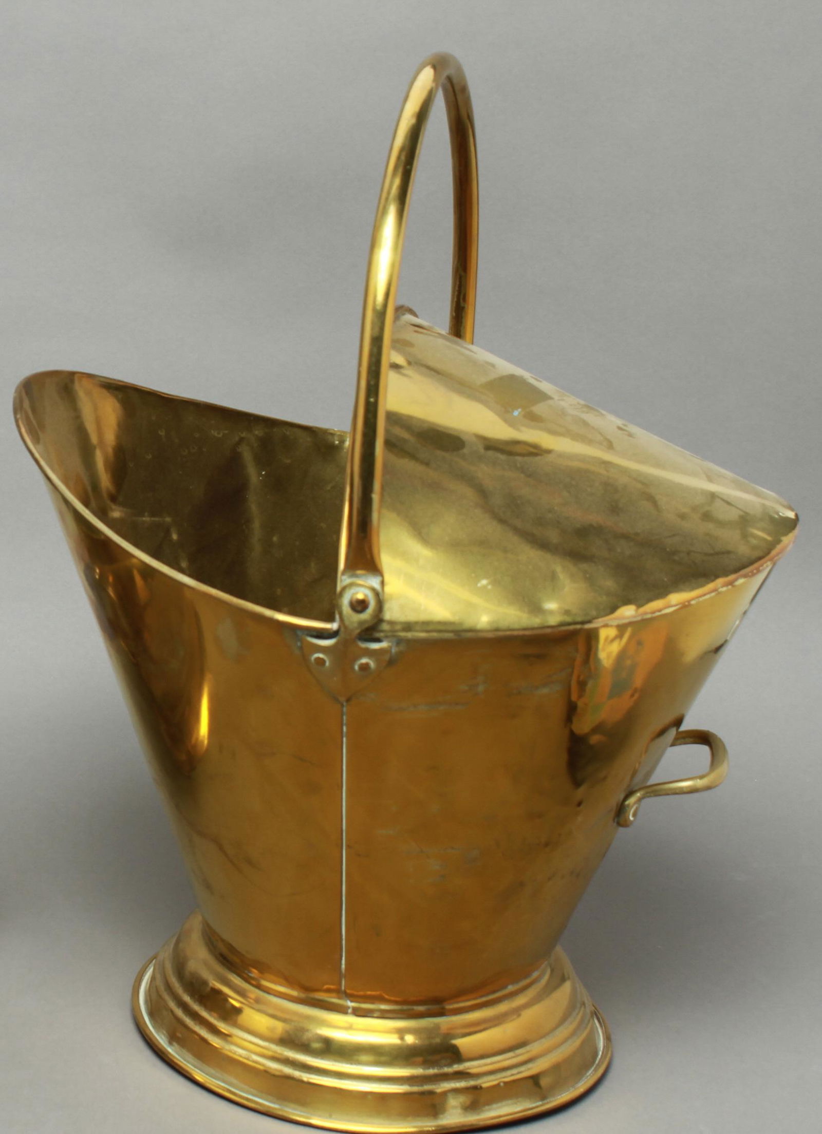 Polished Brass Coal Scuttle Bucket (1 of 4)